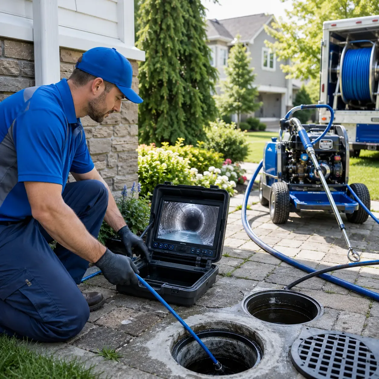 Outdoor drain cleaning professionals serving Buena Vista, PA